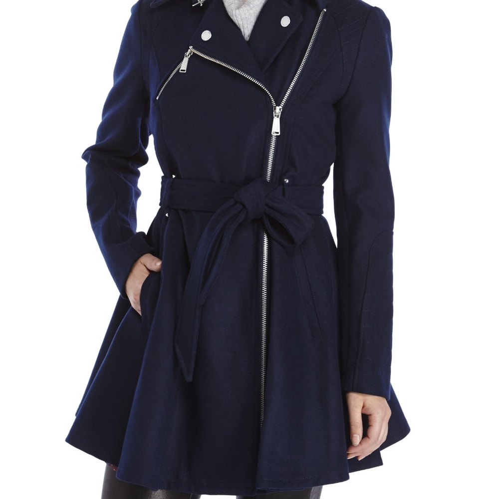 BCBGeneration fit and flare coat